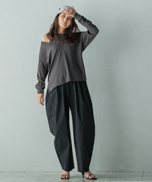 MAYSON GREY / メイソングレイ カットソー | SET　スラブジャージタンクトップ+深Vネックプルオーバー | 詳細29