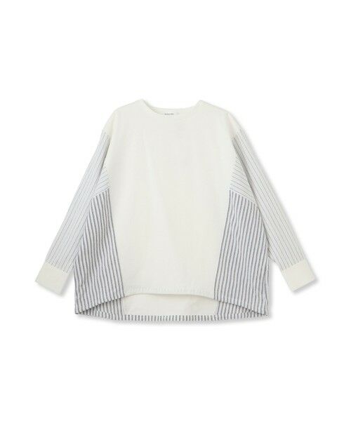 MAYSON GREY / メイソングレイ カットソー | ストライプドッキングドルマンプルオーバー≪洗濯機で洗える≫ | 詳細7