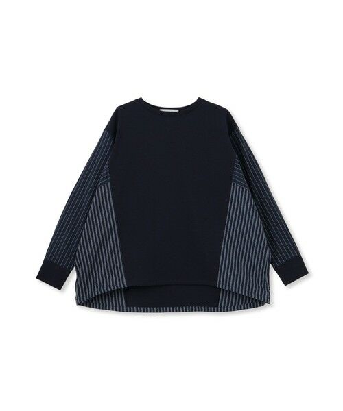 MAYSON GREY / メイソングレイ カットソー | ストライプドッキングドルマンプルオーバー≪洗濯機で洗える≫ | 詳細13