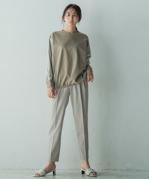 MAYSON GREY / メイソングレイ カットソー | ストライプドッキングドルマンプルオーバー≪洗濯機で洗える≫ | 詳細17