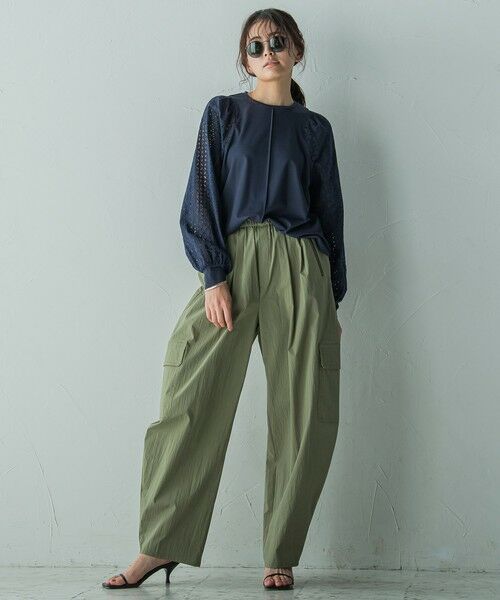 MAYSON GREY / メイソングレイ カットソー | カットワーク刺繍スリーブプルオーバー≪洗濯機で洗える≫ | 詳細11