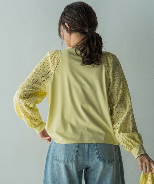 MAYSON GREY / メイソングレイ カットソー | カットワーク刺繍スリーブプルオーバー≪洗濯機で洗える≫ | 詳細16