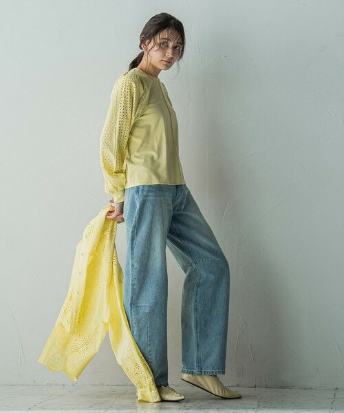 MAYSON GREY / メイソングレイ カットソー | カットワーク刺繍スリーブプルオーバー≪洗濯機で洗える≫ | 詳細18