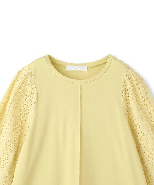 MAYSON GREY / メイソングレイ カットソー | カットワーク刺繍スリーブプルオーバー≪洗濯機で洗える≫ | 詳細21