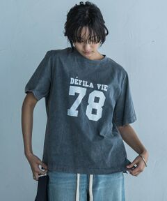MAYSON GREY / メイソングレイ カットソー | ナンバリングヴィンテージTシャツ≪洗濯機で洗える≫