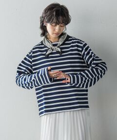 MAYSON GREY / メイソングレイ カットソー | 【WEB限定】ゆるボーダーロングTシャツ