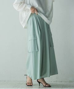 MAYSON GREY / メイソングレイ その他パンツ | 【新色追加】シャンブレーカーゴキュロットパンツ