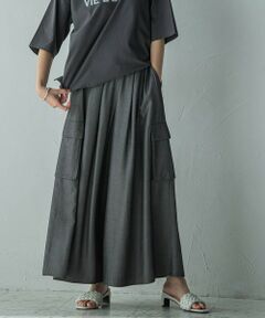 MAYSON GREY / メイソングレイ その他パンツ | 【新色追加】シャンブレーカーゴキュロットパンツ