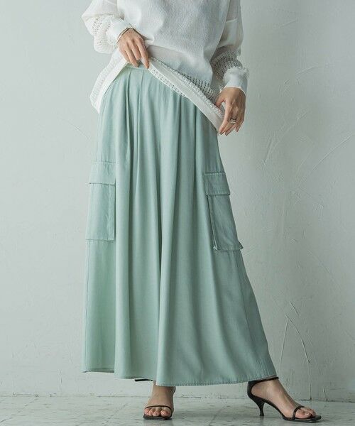 MAYSON GREY / メイソングレイ その他パンツ | 【新色追加】シャンブレーカーゴキュロットパンツ | 詳細9