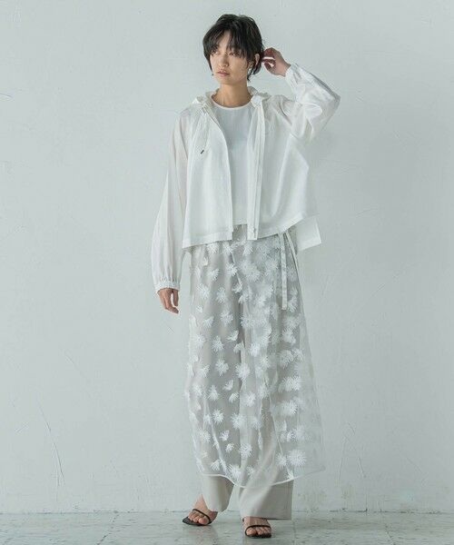 MAYSON GREY / メイソングレイ ミニ・ひざ丈スカート | チュールフラワーラップスカート | 詳細13