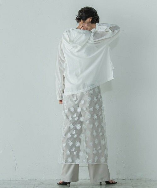 MAYSON GREY / メイソングレイ ミニ・ひざ丈スカート | チュールフラワーラップスカート | 詳細15