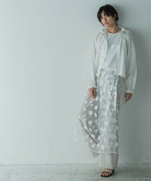 MAYSON GREY / メイソングレイ ミニ・ひざ丈スカート | チュールフラワーラップスカート | 詳細16