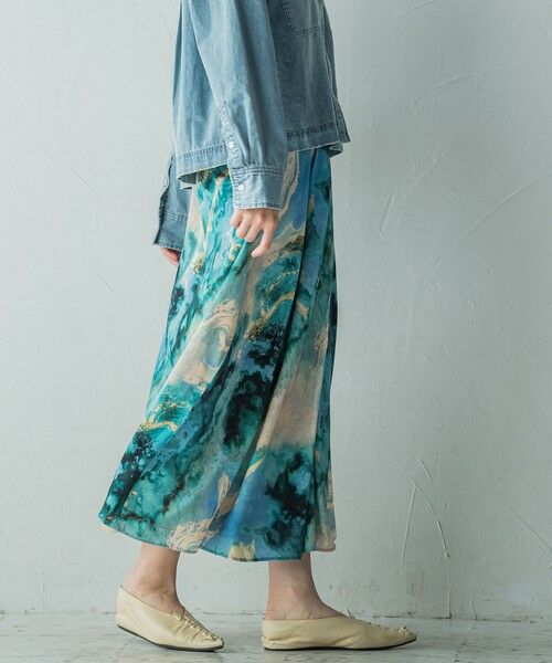 MAYSON GREY / メイソングレイ ミニ・ひざ丈スカート | IPEKERタックフレアスカート≪手洗い可能≫ | 詳細2