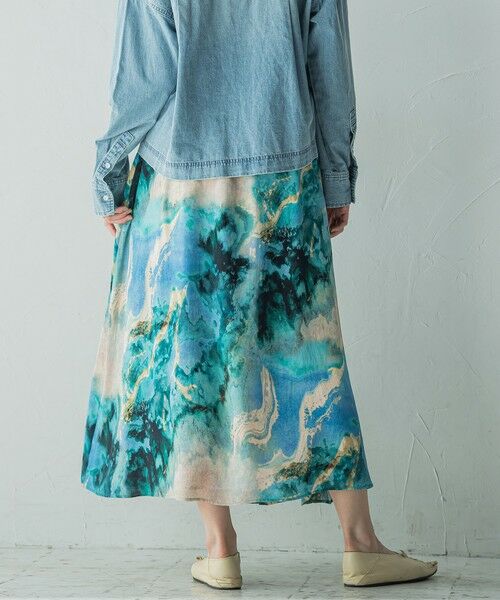 MAYSON GREY / メイソングレイ ミニ・ひざ丈スカート | IPEKERタックフレアスカート≪手洗い可能≫ | 詳細3