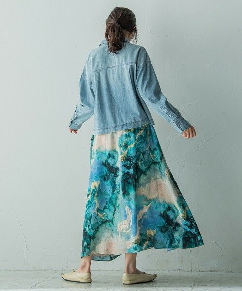 MAYSON GREY / メイソングレイ ミニ・ひざ丈スカート | IPEKERタックフレアスカート≪手洗い可能≫ | 詳細7