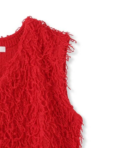 MAYSON GREY / メイソングレイ ダウンジャケット・ベスト | ループフリンジニットベスト≪手洗い可能≫ | 詳細11