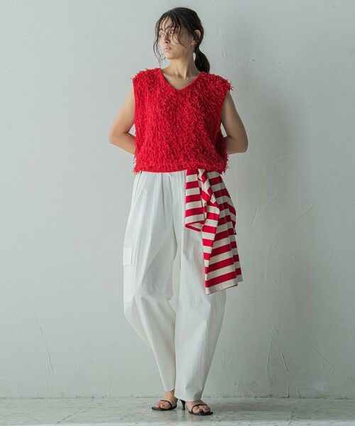 MAYSON GREY / メイソングレイ ダウンジャケット・ベスト | ループフリンジニットベスト≪手洗い可能≫ | 詳細3