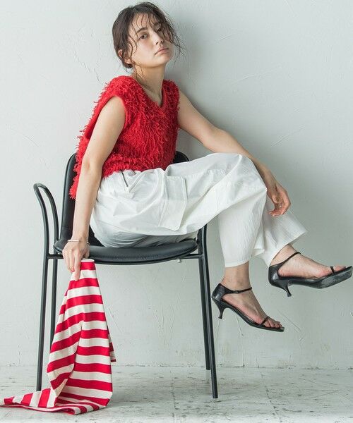 MAYSON GREY / メイソングレイ ダウンジャケット・ベスト | ループフリンジニットベスト≪手洗い可能≫ | 詳細7