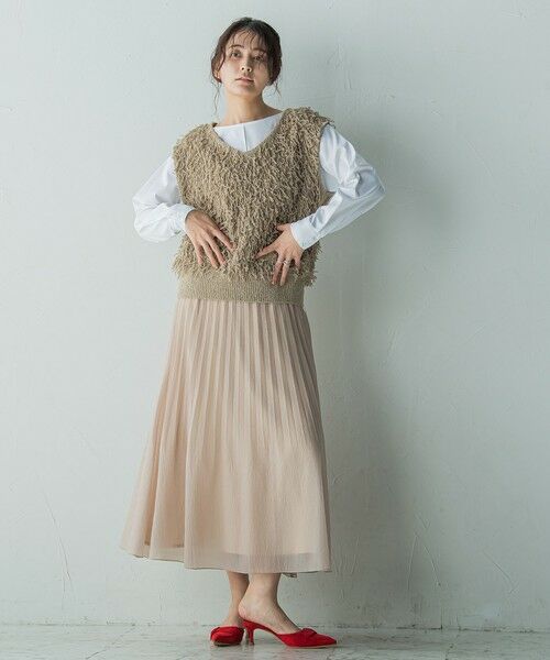 MAYSON GREY / メイソングレイ ダウンジャケット・ベスト | ループフリンジニットベスト≪手洗い可能≫ | 詳細22