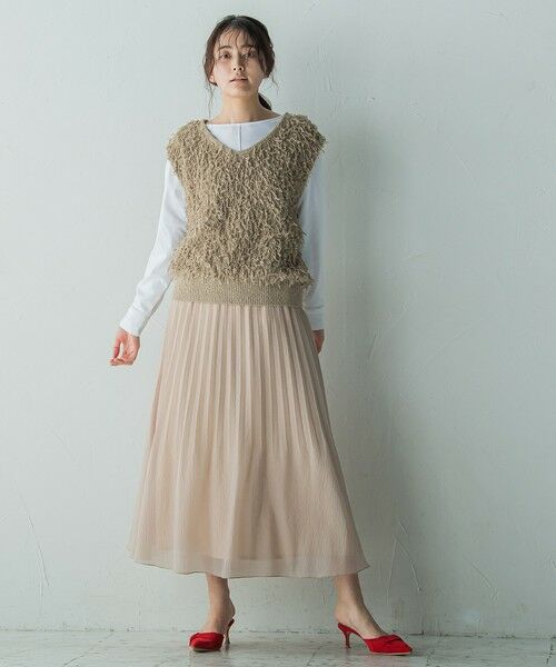 MAYSON GREY / メイソングレイ ダウンジャケット・ベスト | ループフリンジニットベスト≪手洗い可能≫ | 詳細23