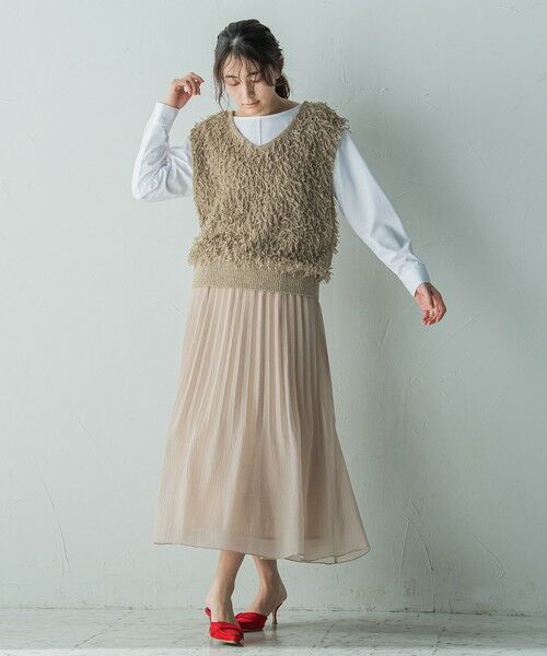 MAYSON GREY / メイソングレイ ダウンジャケット・ベスト | ループフリンジニットベスト≪手洗い可能≫ | 詳細24