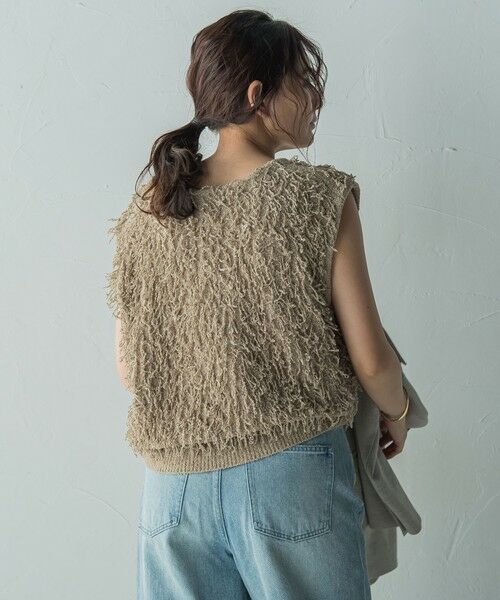 MAYSON GREY / メイソングレイ ダウンジャケット・ベスト | ループフリンジニットベスト≪手洗い可能≫ | 詳細26