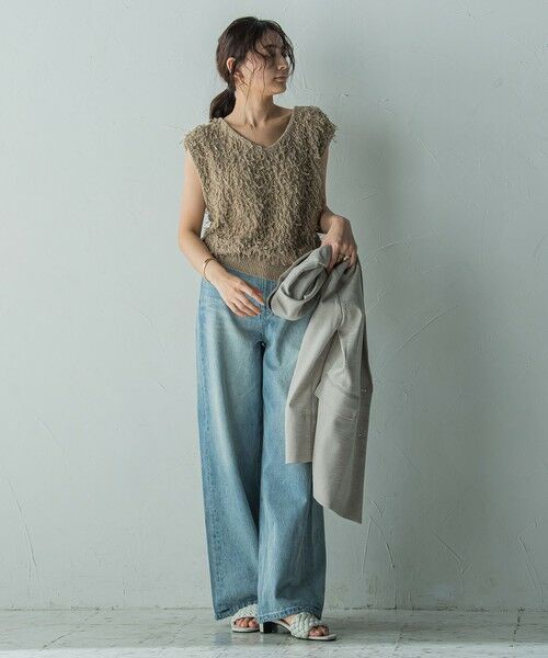 MAYSON GREY / メイソングレイ ダウンジャケット・ベスト | ループフリンジニットベスト≪手洗い可能≫ | 詳細27