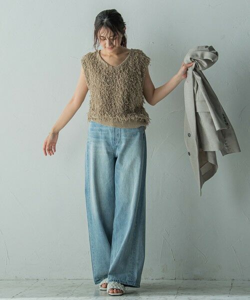 MAYSON GREY / メイソングレイ ダウンジャケット・ベスト | ループフリンジニットベスト≪手洗い可能≫ | 詳細28