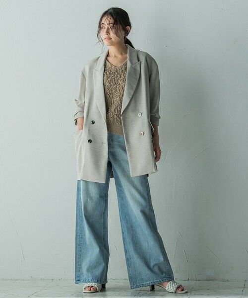 MAYSON GREY / メイソングレイ ダウンジャケット・ベスト | ループフリンジニットベスト≪手洗い可能≫ | 詳細30