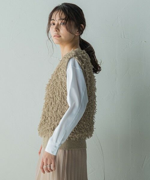 MAYSON GREY / メイソングレイ ダウンジャケット・ベスト | ループフリンジニットベスト≪手洗い可能≫ | 詳細19