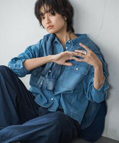 ブラウス シャツ シアー楊柳バックタックスキッパーブラウス「手洗い可能」 レディース MAYSON GREY｜【新色追加】シアー楊柳バックタックスキッパー