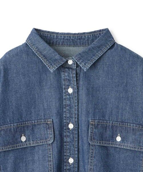 MAYSON GREY / メイソングレイ シャツ・ブラウス | デニムクロップドシャツ≪洗濯機で洗える≫ | 詳細23