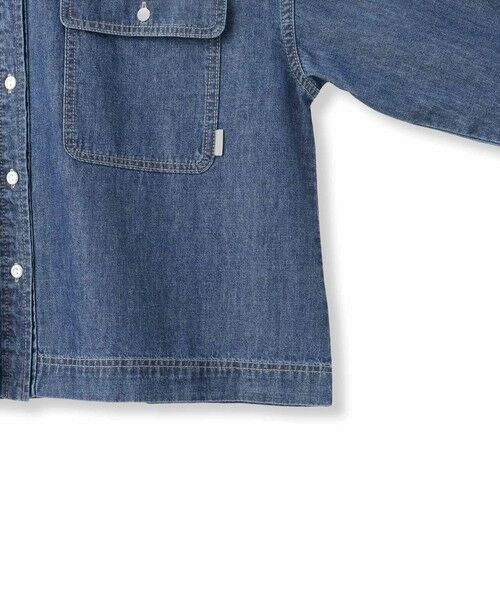 MAYSON GREY / メイソングレイ シャツ・ブラウス | デニムクロップドシャツ≪洗濯機で洗える≫ | 詳細25