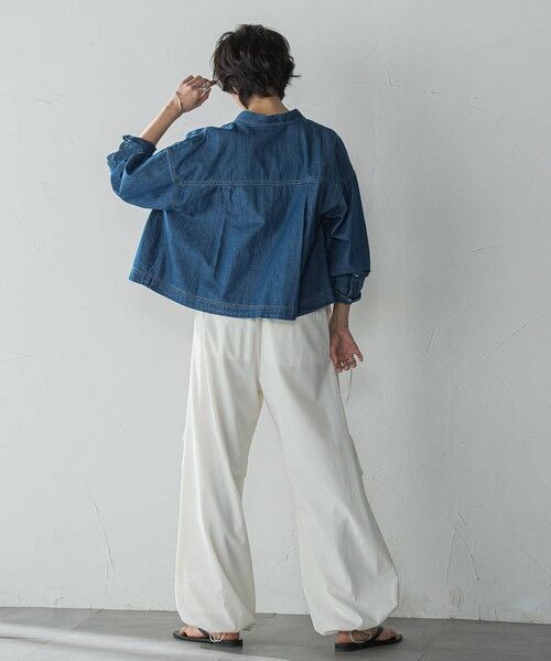 MAYSON GREY / メイソングレイ シャツ・ブラウス | デニムクロップドシャツ≪洗濯機で洗える≫ | 詳細8