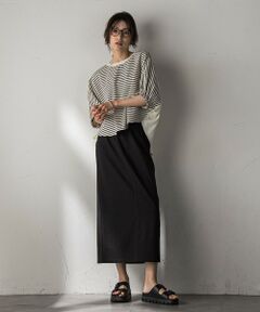 MAYSON GREY / メイソングレイ ロング・マキシ丈ワンピース | 【新色追加】ハーフドルマンスリーブスカートセットアップ≪洗濯機で洗える≫