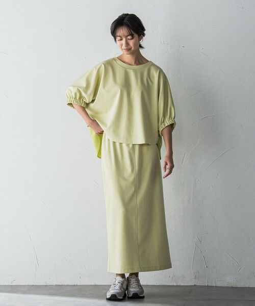 MAYSON GREY / メイソングレイ ロング・マキシ丈ワンピース | 【新色追加】ハーフドルマンスリーブスカートセットアップ≪洗濯機で洗える≫ | 詳細5