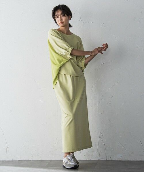 MAYSON GREY / メイソングレイ ロング・マキシ丈ワンピース | 【新色追加】ハーフドルマンスリーブスカートセットアップ≪洗濯機で洗える≫ | 詳細6
