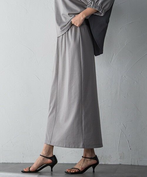 MAYSON GREY / メイソングレイ ロング・マキシ丈ワンピース | 【新色追加】ハーフドルマンスリーブスカートセットアップ≪洗濯機で洗える≫ | 詳細10