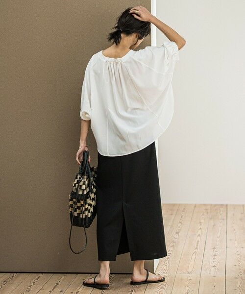 MAYSON GREY / メイソングレイ ロング・マキシ丈ワンピース | 【新色追加】ハーフドルマンスリーブスカートセットアップ≪洗濯機で洗える≫ | 詳細22