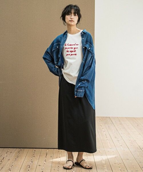 MAYSON GREY / メイソングレイ ロング・マキシ丈ワンピース | 【新色追加】ハーフドルマンスリーブスカートセットアップ≪洗濯機で洗える≫ | 詳細25