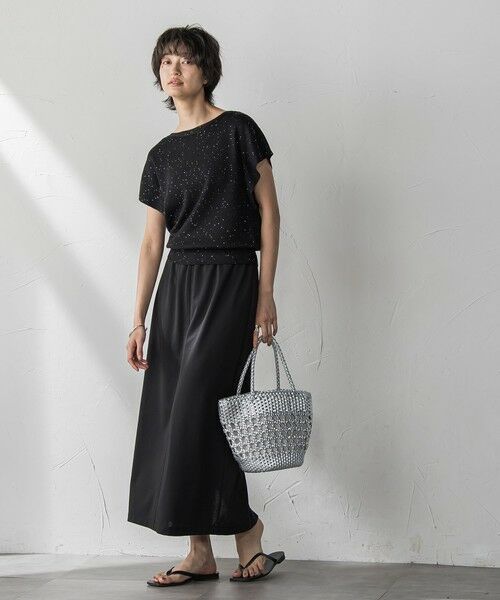 MAYSON GREY / メイソングレイ ロング・マキシ丈ワンピース | 【新色追加】ハーフドルマンスリーブスカートセットアップ≪洗濯機で洗える≫ | 詳細27