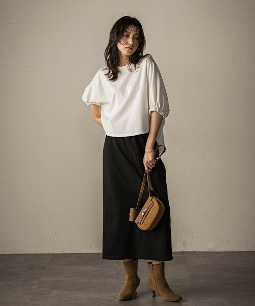 MAYSON GREY / メイソングレイ ロング・マキシ丈ワンピース | 【新色追加】ハーフドルマンスリーブスカートセットアップ≪洗濯機で洗える≫ | 詳細30