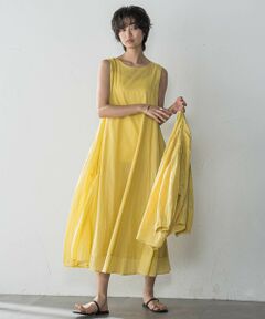 MAYSON GREY / メイソングレイ ロング・マキシ丈ワンピース | コットンボイル2WAYエアリーフレアワンピース≪手洗い可能≫