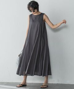 MAYSON GREY / メイソングレイ ロング・マキシ丈ワンピース | コットンボイル2WAYエアリーフレアワンピース≪手洗い可能≫