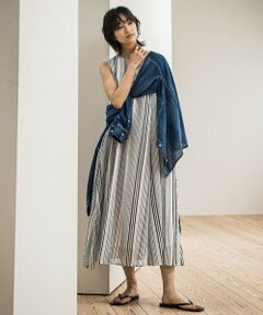 7　アクセルジャパン　リトアニア製　リネン　麻　ワンピース　ノースリーブ　高島屋 nofl】リトアニアリネン前あきノースリーブワンピース 644205790