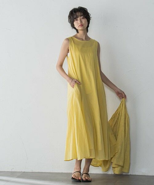 MAYSON GREY / メイソングレイ ロング・マキシ丈ワンピース | コットンボイル2WAYエアリーフレアワンピース≪手洗い可能≫ | 詳細2