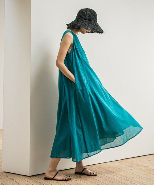 MAYSON GREY / メイソングレイ ロング・マキシ丈ワンピース | コットンボイル2WAYエアリーフレアワンピース≪手洗い可能≫ | 詳細8