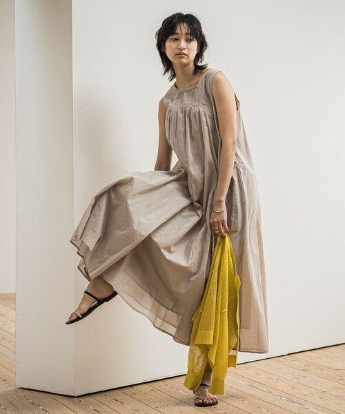 MAYSON GREY / メイソングレイ ロング・マキシ丈ワンピース | コットンボイル2WAYエアリーフレアワンピース≪手洗い可能≫ | 詳細17