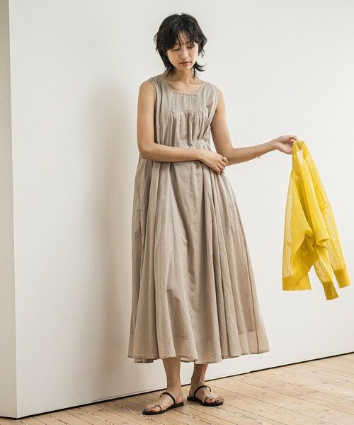MAYSON GREY / メイソングレイ ロング・マキシ丈ワンピース | コットンボイル2WAYエアリーフレアワンピース≪手洗い可能≫ | 詳細19