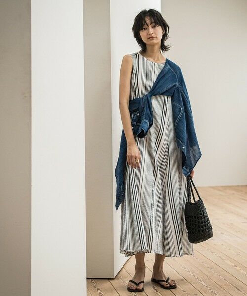 MAYSON GREY / メイソングレイ ロング・マキシ丈ワンピース | コットンボイル2WAYエアリーフレアワンピース≪手洗い可能≫ | 詳細28